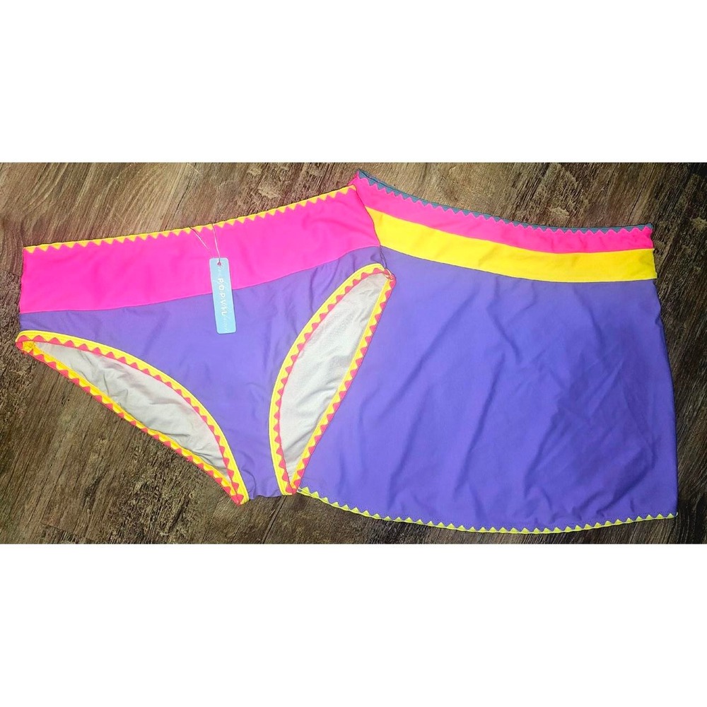 Popvil Swim Bottoms And Skirt XL